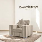 Alaska One-Seater High-Back Sofa – Premium Comfort with Customizable Fabric Options