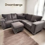 Dream Alaska Full-Back Corner Sofa – Premium Comfort and Customizable Fabric Options