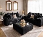 Dream Lilly Ribbed 3+2 Sofa Set – Channel Tufted Comfort