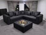 Dream Lilly Ribbed Corner Sofa – Channel Tufted Comfort